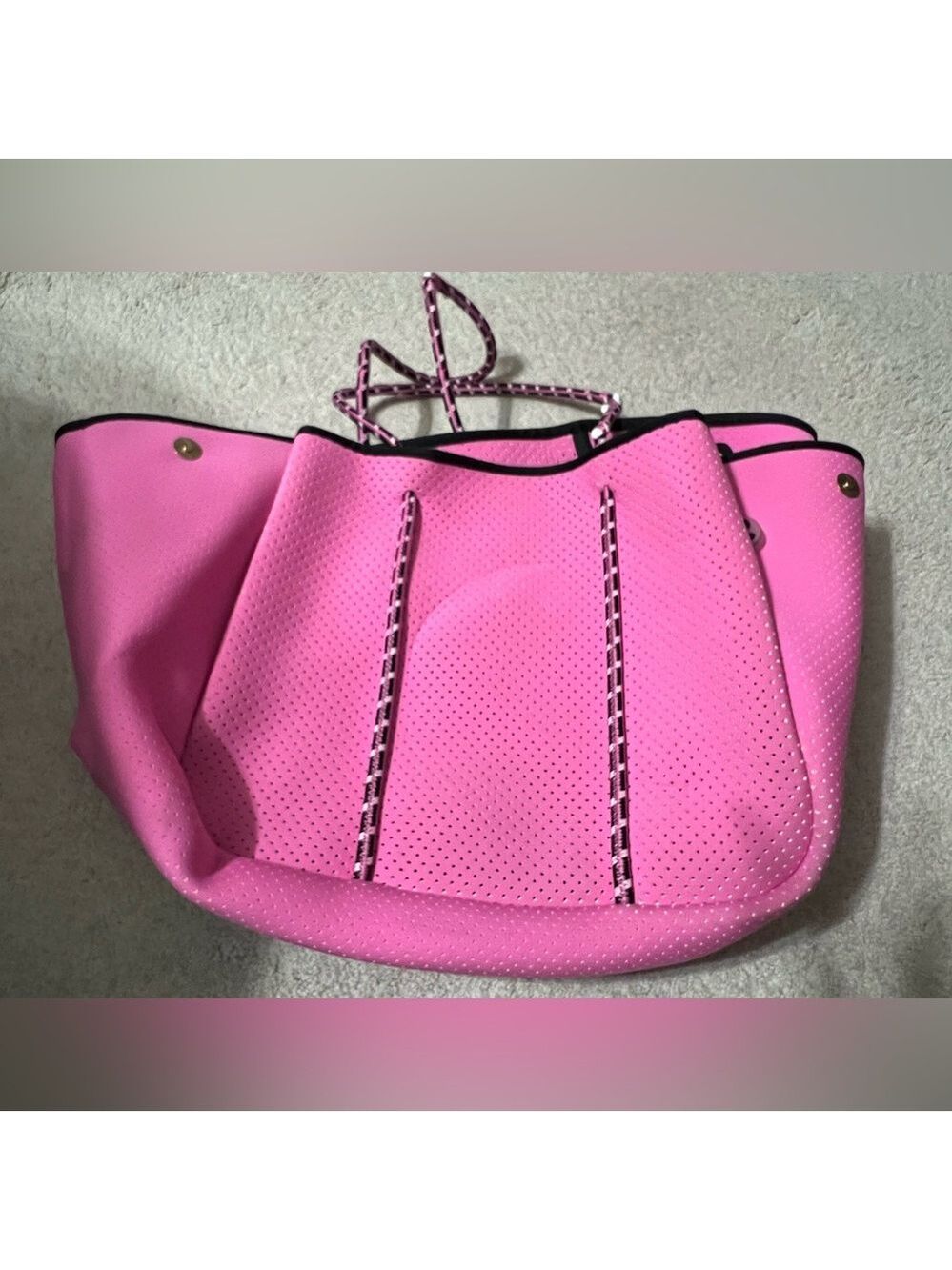 Annabel Ingall Sporty Spice Tote in Neon Rose - Picture 2 of 8